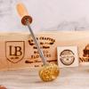Custom Branding Iron for Wood, Personalized Logo Metal Branding Iron for Wood, Wood Burning Stamp for Leather Meat, Handcrafted Design, Durable, Flame Heated view 2