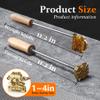 Custom Branding Iron for Wood, Personalized Logo Metal Branding Iron for Wood, Wood Burning Stamp for Leather Meat, Handcrafted Design, Durable, Flame Heated view 3