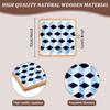 WEBEEDY 3 Sets Rhombus Mosaic Tiles Coaster Kit DIY Mosaic Bamboo Coaster Kits Mosaics Coaster Making Kit with Instruction,Rhombus Mosaic Kits with Coaster for Adults Handmade Home Decor view 3