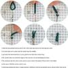 Kitquiver Latch Hook Pillow Kit German Shepherd Animal DIY Hook Crochet Yarn Needle Craft Easy Handmade Cushion for Home Sofa Decoration 43x43cm, 1TZ4080AU view 3