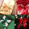 Lrybbon Forest Green Satin Ribbon 1 Inch x 25 Yards Solid Fabric Polyester Satin Ribbon for Gift Wrapping Art Craft Flower Bouquet Hair Bows Making Wedding Party Decoration Sewing Projects view 3