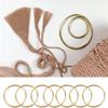 24Pcs Macrame Hoops Ring, BetterJonny 6 Sizes Metal Craft Rings Hoops Gold Dream Catcher Rings Wreath Hoop Rings for Home Decorations DIY Crafts and Wall Hanging Crafts(2in,3in,4in,5in,6in,8in) view 4