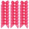 Micomon 50pcs Tiny 1-Inch Hot Pink Mini Satin Ribbon Bows for Crafts Polyester Double Face Bows Mini Ribbon Bows Appliques for Sewing, Scrap-Booking Baby Shower(Hot.Pink) view 2
