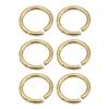 NineTribe Basics 14K Gold Filled EP Open Jump Ring (GF7003DH-6 PCs-4mm), GF7000 view 1