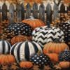 IMLQJES Autumn Diamond Painting Kit for Adults - DIY Fall Pumpkins 5D Diamond Art Kit - for Autumn Home Living Room Wall Decoration 12x14 Inch view 1