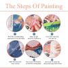 IMLQJES Autumn Diamond Painting Kit for Adults - DIY Fall Pumpkins 5D Diamond Art Kit - for Autumn Home Living Room Wall Decoration 12x14 Inch view 4