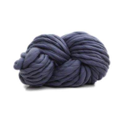 YMXHYC Giant Yarn Super Thick Felt Wool Roving Yarn Cheap Wool Chunky Yarn DIY Knitting Blanket Spin Yarn Hand-Knitted Supplies Chunky Giant Yarn(Blue)
