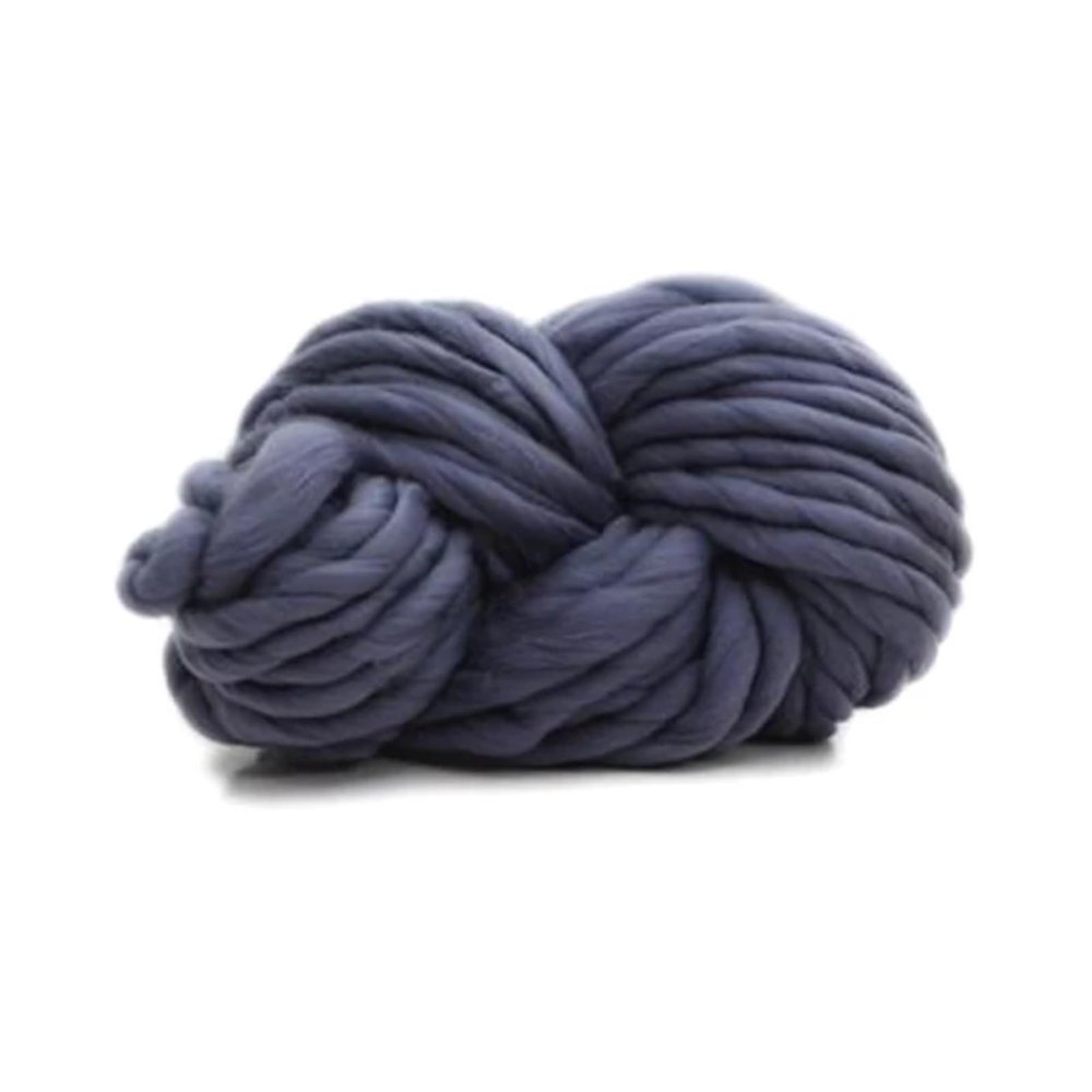 YMXHYC Giant Yarn Super Thick Felt Wool Roving Yarn Cheap Wool Chunky Yarn DIY Knitting Blanket Spin Yarn Hand-Knitted Supplies Chunky Giant Yarn(Blue)