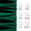 KKJIAF Hunter Green Stretch Velvet Fabric 60 Inch Wide, 2 Yard Soft Stretchy Fabric for Sewing Clothes, Apparel, Costume, Crafts - 90% Polyester 10% Spandex view 3