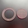 2.5'' Circle Acrylic Template, Two-part, for Cutting with 3/8" Seam Allowance (Pink) view 1