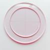 2.5'' Circle Acrylic Template, Two-part, for Cutting with 3/8" Seam Allowance (Pink) view 3
