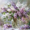 Walluminati Cross Stitch Kits Counted Stamped Cross-Stitch Needlepoint Counted Kits Beginners,Embroidery Kit Arts and Crafts for Home DcorBeautiful Floral Bouquet,16x20inch view 1