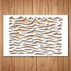 Wave Stencil | Reusable Ocean Wave Waves Stencils for Painting on Wood, Glass, Wall, Rock, Fabric, Walls, Canvas, Glassware | Ocean Waves Stencil Template (8.5"x 11") view 1
