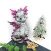 Little Flying Dragon Resin Molds Silicone,Fly Dragon Silicone Molds for Epoxy Resin,Mold for Epoxy Casting,for Wall Door Hanging Home Decor Cabinets Ornament Craft view 4