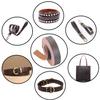 Picheng Leather Strap Dark Brown 1 Inch Wide 100 Inches Long, 2.6mm Thick Soft Leather Straps for Crafts, Belt Strips, Hobby Workshop view 4