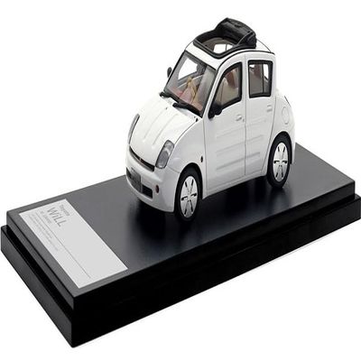 Interallied Hi Story 1/43 Toyota Will Vi (2001) Super White II Complete Product