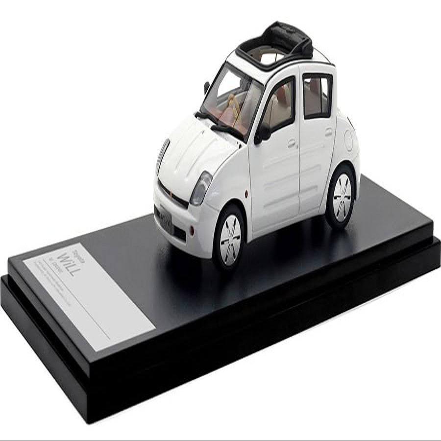 Interallied Hi Story 1/43 Toyota Will Vi (2001) Super White II Complete Product