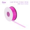 DMiotech 100 Yards Organza Ribbon 1/4 Inch Deep Rose Red Chiffon Ribbon Shimmer Sheer Gift Wrapping Ribbons for Flower Bouquets Wedding Birthday DIY Decoration view 3