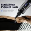 LET'S RESIN High Concentrated Black Epoxy Resin Pigment Paste, 100ml, Opaque Resin Dye for Art, River Table, Jewelry Making, Coasters view 4