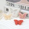 4 Pcs Flower Butterfly Silicone Molds Floral Epoxy Resin Molds 3D Butterfly Candle Molds Scented Plaster Soap Clay Wax Molds for DIY Crafts Candle Making view 3