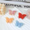 4 Pcs Flower Butterfly Silicone Molds Floral Epoxy Resin Molds 3D Butterfly Candle Molds Scented Plaster Soap Clay Wax Molds for DIY Crafts Candle Making view 4