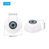 PATIKIL 30mm Doll Eyes,2 Pair Realistic Acrylic Eyes Plastic Half Eyeballs for Dolls Masks Halloween Props Art Craft, Blue Gray view 2