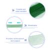 uxcell 25 Yards 1 Inch Wide Polyester Horsehair Braid, 1 Roll Stiff Horsehair Braid for Polyester Boning Sewing Wedding Dance Dress Skirt Hat Trimming Accessories, Dark Green view 3