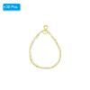 PATIKIL Open Bezels for Resin, 30 Pcs Alloy Hollow Double Hanging Water Drop Open Back Frame Pendants DIY for Necklace, Bracelet, Earring Making and Crafting, Gold Tone view 3