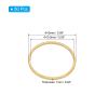 PATIKIL 15mm OD x 13.5mm ID Earring Beading Hoop, 50Pcs Solid Copper Beading Finding Ring view 2