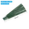 PATIKIL 10 Inch Floral Stem Wire, 200 Pcs Plastic Floral Wire Artificial Flower Rod for Flower Arrangements DIY Crafts Stem Wrapping, Green view 2