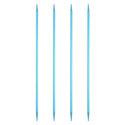 uxcell 4Pcs Knitting Needles 3.5mm (US Size 4) Aluminum Alloy Double Pointed Knitting Needle 7.87 Inches Length Metal Weaving Tool for Handmade Projects DIY Knitting, Sky Blue