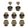 HARFINGTON 8 Set Rivets Stud Handbag Purse Feet 1/2" Flat Head Studs Screw Back Spikes Alloy Rivets Buckle Leathercraft for Leather Bag Totes Clothing DIY, Bronze view 1