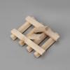Thread Rack Wood Thread Holder 12 Spool Thread Storage Rack Thread Spool Stand Sewing Cone Storage Organiser Sewing view 3