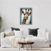 QAZWSX Hey There Giraffe Diamond Painting Kits Adult Decompression DIY Handmade Full Diamond Art Painting Kit, Room Decor Wall Decor Gifts 30x40cm view 2