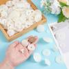 GOMAKERER 60 Sets 6 Sizes Plastic Doll Joints, Plastic Animal Joints Teddy Bear Joints Engage Bolt Doll Making Accessories for Doll Making Limbs and Head Joints, White view 4