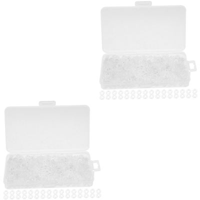 LALAFINA 1000pcs Clip Rubber Band Bracelet Making Clips for Crafts Connectors for Easy to Use and Lightweight