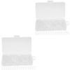 LALAFINA 1000pcs Clip Rubber Band Bracelet Making Clips for Crafts Connectors for Easy to Use and Lightweight view 1