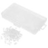 LALAFINA 1000pcs Clip Rubber Band Bracelet Making Clips for Crafts Connectors for Easy to Use and Lightweight view 3