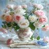 Cross Stitch Kits for Beginners Stamped Cross-Stitch Supplies Needlework preprint Embroidery Kits for Adults DIY Needlepoint Kits Embroidery Patterns 11CT(Beautiful roses flowers,16x20inch) view 1