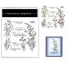 Alxjejo 2025-2026 Stamps and die cuts for Card Making,Metal Dies&Silicone Makeing for DIY Card Birthdays,Valentine's Day Christmas Stamps and Dies for Card Making,Thanksgiving view 1