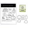 Alxjejo 2025-2026 Stamps and die cuts for Card Making,Metal Dies&Silicone Makeing for DIY Card Birthdays,Valentine's Day Christmas Stamps and Dies for Card Making,Thanksgiving view 1