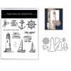 Alxjejo 2025-2026 Stamps and die cuts for Card Making,Metal Dies&Silicone Makeing for DIY Card Birthdays,Valentine's Day Christmas Stamps and Dies for Card Making,Thanksgiving view 1