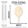 Unfinished Wood Golf Ball and Tee Shape | DIY Craft Cutout | up to 46" DIY 10" / 1/4" view 2