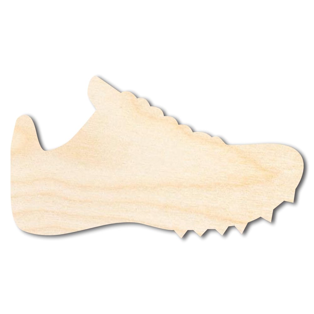 Unfinished Wood Cleat Shoe Shape | DIY Craft Cutout | up to 46" DIY 18" / 3/4"