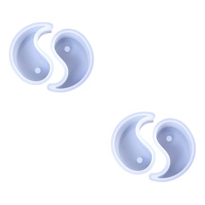 Lurrose 4pcs Silicone Candle Molds Craft Molds for Unique Scented Candle Making Flexible and Easy to Demould for Home Decor and Festive