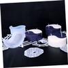 Lurrose 4pcs Silicone Candle Molds Craft Molds for Unique Scented Candle Making Flexible and Easy to Demould for Home Decor and Festive view 2