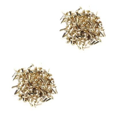 Lurrose 200pcs Scrapbooking Brads Mini Craft Brads for Projects Decorations Snap Fasteners for Pastel Colors