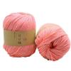 50g Cotton Cashmere Yarn for Hand Knitting Crochet Worsted Wool Thread Colorful Eco-Dyed Needlework DIY Sweaters Handmade(Pink) view 1