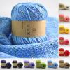 50g Cotton Cashmere Yarn for Hand Knitting Crochet Worsted Wool Thread Colorful Eco-Dyed Needlework DIY Sweaters Handmade(Pink) view 3