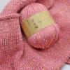 50g Cotton Cashmere Yarn for Hand Knitting Crochet Worsted Wool Thread Colorful Eco-Dyed Needlework DIY Sweaters Handmade(Pink) view 4
